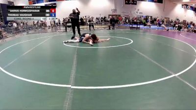 144 lbs Cons. Round 4 - Darius Hormozdyaran, Scanlan Wrestling Academy vs Thomas Vaughan, Cougar Wrestling Club
