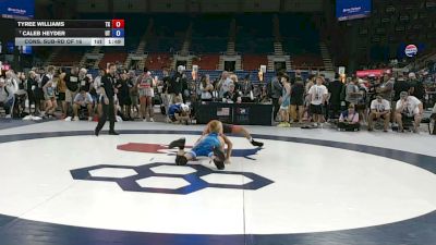 94 lbs Cons. Sub-rd Of 16 - Tyree Williams, Texas vs Caleb Heyder, Utah