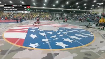 115 lbs Cons. Round 1 - Eliotte Kalnbach, American Outlaws Wrestling vs Reegan Cook, Dakota Boyz Wrestling Club
