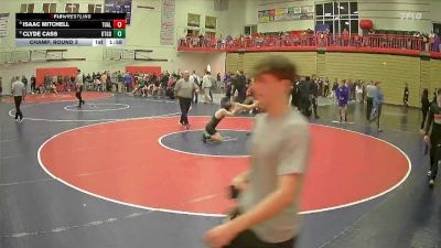 120 lbs Champ. Round 3 - Isaac Mitchell, Tualatin vs Clyde Cass, Battle Ground