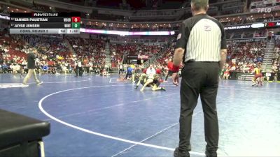 2A-132 lbs Cons. Round 2 - Tanner Paustian, Woodward-Granger vs Jayse Jensen, Winterset