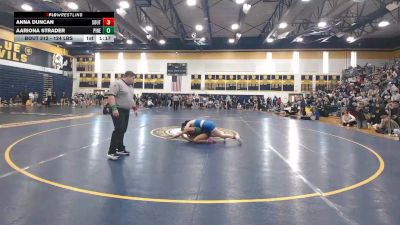 124 lbs Semifinal - Anna Duncan, South Park vs Aariona Strader, Pine-Richland