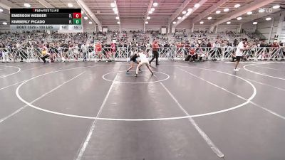 100 lbs Consi Of 32 #2 - Emerson Webber, FL vs Kimberly Picado, FL