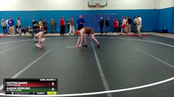 150 lbs Cons. Round 3 - Kaidan Bowling, St. Mary`s Ryken vs Hutton Banks, Landon School