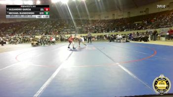 B4A-138 lbs Cons. Round 1 - Michael Blendowski, Catoosa vs Alejandro Garcia, Stilwell
