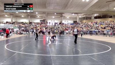 AA 190 lbs Cons. Round 2 - Wyatt Elder, Page High School vs Tristan Samuelson, Rossview High School