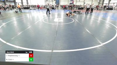 138 lbs Round Of 128 - Isaiah Thephavong, TN vs Noah Cuic, VA