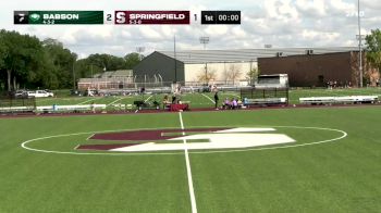Replay: Babson vs Springfield | Sep 27 @ 1 PM