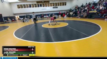 120 lbs Semifinal - Ryan Nguyen, Grapevine Cross Timbers vs Luke Walker, St. John`s School