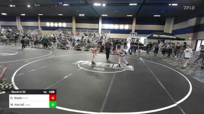 102 lbs Round Of 32 - Derek Wade, Mustangs WC vs Mavrik Harrell, Lawc