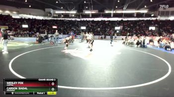 144 lbs Champ. Round 2 - Carson Siadal, Meridian vs Wesley Fox, Capital