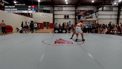 125 kg Champ. Round 1 - Max Balow, Viking RTC vs Kaden Darwin, Arkansas Regional Training Center