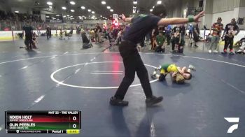 55 lbs Cons. Round 4 - Olin Peebles, Sand Creek WC vs Nixon Holt, Summit Wrestling