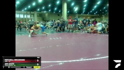 150 lbs Round 1 (6 Team) - Ian David, Team Misfits vs Mitchell Brozenski, PWC