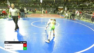 95 lbs Round Of 16 - Blake Mayock, F.l.o.w. vs Benjamin Paley, Orchard South WC