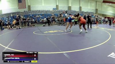 190 lbs Round 1 - Nawal Ali, OH vs Samantha Diehl, IL