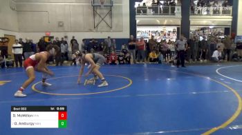 182 lbs Consolation - Donovan McMillon, Peters Township vs Owen Amburgy, Mason-OH