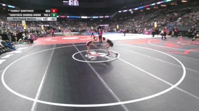 5th Place Match - Yarely Santiago, Norfolk Catholic vs Essynce Owens-Webb, Pierce