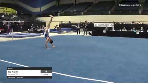 Isa Najim - Floor, Parkettes PA - 2021 USA Gymnastics Development Program National Championships