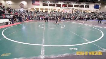 70 lbs Consi Of 16 #2 - Alonzo Maldonado, Roughrider Wrestling Club vs Nox O`Brien, Wasatch Wrestling Club