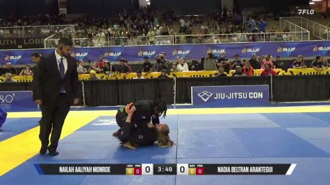 Nailah Aaliyah Monroe vs Nadia Beltran Arantegui 2026 Pan Kids Jiu-Jitsu IBJJF Championship