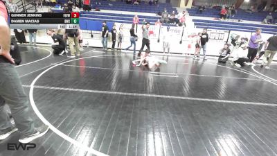 73 lbs Final - Gunner Jenkins, Fort Gibson Youth Wrestling vs Damen Macias, Berryhill Wrestling Club