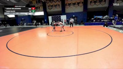 197 lbs Champ. Round 1 - Aidan Belgiorno, Heidelberg vs Sam Slate, Ferrum
