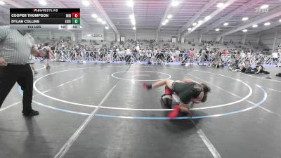 154 lbs Rr Rnd 1 - Cooper Thompson, Indiana Outlaws Silver vs Dylan Collins, Estebuilt WC