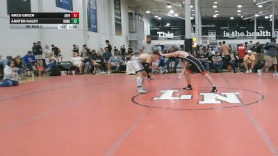 154 lbs Rr Rnd 3 - Greg Green, Journeymen Black - HSC vs Ashten Haley, Homegrown - HSC