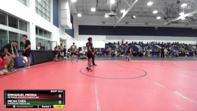 98-108 lbs Round 3 - Micah Chea, Powerline Wrestling vs Emmanuel Medina, Victorum Athletics Wrestling