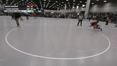 132 lbs Champ. Rd Of 64 - Chase Kastner, South Side Wrestling Club vs Mason Boerner, Team Nazar Training Center