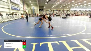 106 lbs Consi Of 64 #1 - Leland Mendez, VA vs Carter Lanzilli, CT