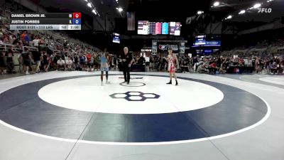 113 lbs Champ. Rd Of 128 - Daniel Brown Jr., IN vs Justin Forbes, IL