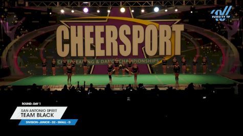 San Antonio Spirit - Team Black [2024 L3 Junior - D2 - Small - D Day 1] 2024 CHEERSPORT National All Star Cheerleading Championship