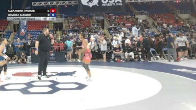 95 lbs Cons. Sub-semis - Alexandra Thomas, Florida vs Leivelle Alejado, Hawaii