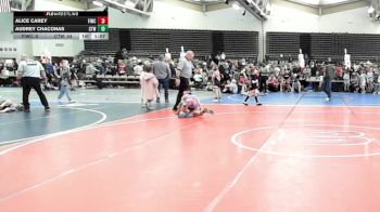 90 lbs Rr Rnd 2 - Alice Carey, Sassy Lassies FIWC - Girls vs Audrey Chaconas, Cordoba Trained (Sand Storm Sisters)