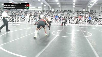 126 lbs Consi Of 64 #2 - Brayden Owsley, VA vs Xavier Kovacs, VA