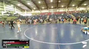 110 lbs 1st Place Match - Ry Talbot, Nevada vs Charlie Lester, Alaska