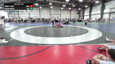 90 lbs Round Of 32 - Jimmy Long, TDWC Minions Blue - EL vs Elijah Wiley, Roundtree Wrestling Academy - EL