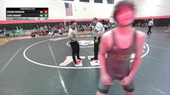 175 lbs Cons. Round 3 - Logan Sogavo, BOLINGBROOK vs Luke Maher, Palatine (FREMD)