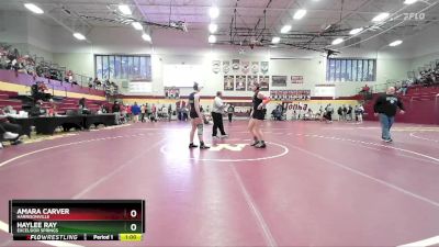 155 lbs Cons. Round 3 - Haylee Ray, EXCELSIOR SPRINGS vs Amara Carver, HARRISONVILLE