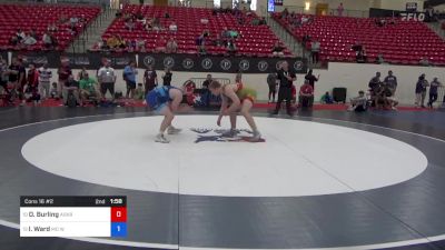 92 kg Cons 16 #2 - Owen Burling, Askren Wrestling Academy vs Isaac Ward, MO West Championship Wrestling Club