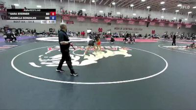 124 A Semifinal - Sara Sterner, North Central (IL) vs Isabella Gonzales, Iowa