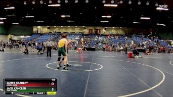 150 lbs Quarterfinal - James Bradley, Green Hope vs Jack Kancler, Pine Forest