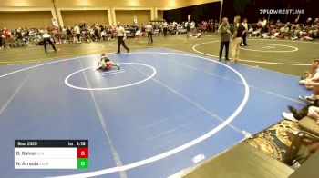 61 lbs Quarterfinal - Dominic Galvan, Elk Grove Wr Ac vs Noah Arreola, Rough House