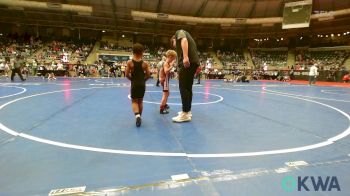 52 lbs Round Of 32 - Ace Landtiser, Owasso Takedown Club vs Nasir Ashforsd, Tulsa North Mabee Stampede