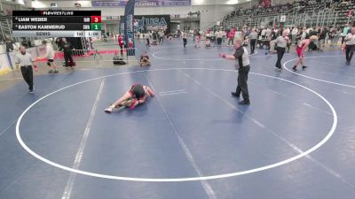 16U Boys - 157 lbs Semis - Liam Weber, Immortal Athletics WC vs Easton Kammerud, Sarbacker Wrestling Academy