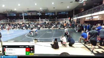 98 lbs Cons. Round 3 - Rocco White, Coeur D`Alene High School vs Wyatt Carey, Timberlake