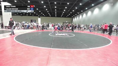95 lbs 1st Place Match - Emily Hamil, Putnam City West vs Lillian McHam, PRTC