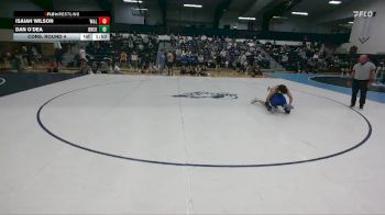 141 lbs Cons. Round 4 - Isaiah Wilson, Washington And Lee vs Dan O`Dea, Brockport